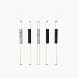 Light Pipe S 58-15 - Burnished Brass, Black & White |  | _test blob_id 4.5