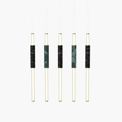 Light Pipe S 58-15 - Polished Brass, Green & Black |  | _test blob_id 4.5