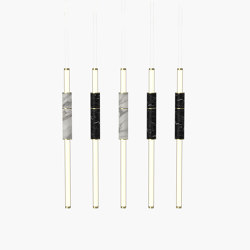 Light Pipe S 58-15 - Polished Brass, Black & White |  | _test blob_id 4.5