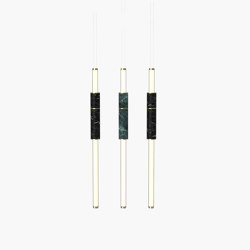 Light Pipe S 58-14 - Polished Brass, Green & Black |  | _test blob_id 4.5