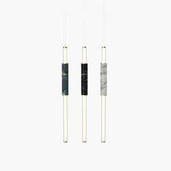 Light Pipe S 58-14 - Polished Brass, Black, White & Green |  | _test blob_id 4.5