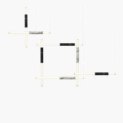 Light Pipe S 58-13 - Brushed Brass, White & Black |  | _test blob_id 4.5