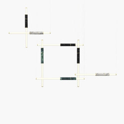 Light Pipe S 58-13 - Brushed Brass, Black, White & Green |  | _test blob_id 4.5