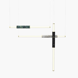 Light Pipe S 58-11 - Polished Brass, Black, White & Green |  | _test blob_id 4.5