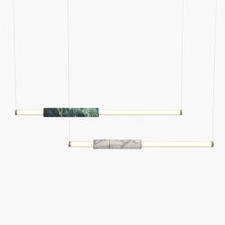 Light Pipe S 58-10 - Burnished Brass, White & Green |  | _test blob_id 4.5