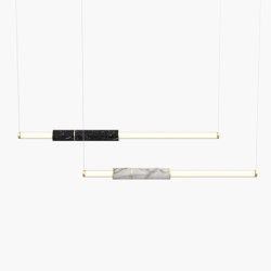 Light Pipe S 58-10 - Brushed Brass, White & Black |  | _test blob_id 4.5