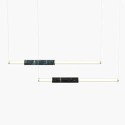 Light Pipe S 58-10 - Brushed Brass, Green & Black |  | _test blob_id 4.5