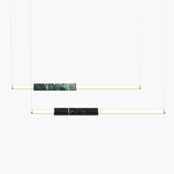 Light Pipe S 58-09 - Brushed Brass, Green & Black |  | _test blob_id 4.5