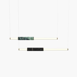 Light Pipe S 58-08 - Burnished Brass, Green & Black |  | _test blob_id 4.5