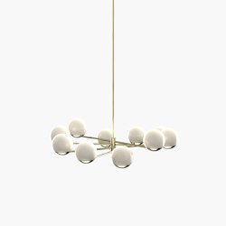 Ball & Hoop S 19-03 - Polished Brass, Opal |  | _test blob_id 4.5