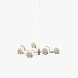 Ball & Hoop S 19-02 - Polished Brass, Opal |  | _test blob_id 4.5