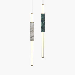 Light Pipe S 58-05 - White & Green, Burnished Brass |  | _test blob_id 4.5