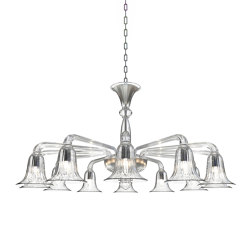 BERNINI Murano Glass Chandelier | Suspended lights | Piumati