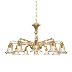 BERNINI Murano Glass Chandelier | Suspended lights | Piumati