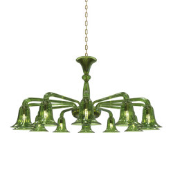 BERNINI Murano Glass Chandelier | Suspended lights | Piumati