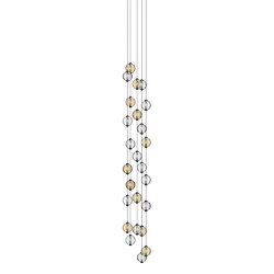 DANTE Lámpara de escalera de cristal de Murano | Suspended lights | Piumati