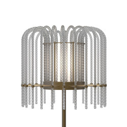 PISANI Lampe à pied en verre de Murano | Luminaires sur pied | Piumati