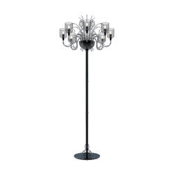 RAFFELLO Lámpara de pie en cristal de Murano | Free-standing lights | Piumati