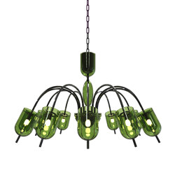 TINTORETTO Chandelier en verre de Murano | Suspensions | Piumati