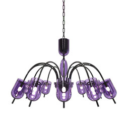 TINTORETTO Chandelier en verre de Murano | Suspensions | Piumati