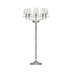 TIZIANO Lámpara de pie en cristal de Murano | Lámparas de pie | Piumati