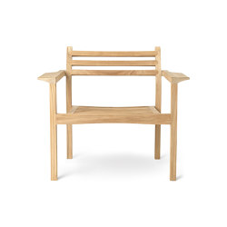 AH601 | Outdoor Lounge Chair | open base | Carl Hansen & Søn