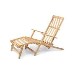 BM5565 | Deck Chair with Footrest | Armchairs | Carl Hansen & Søn
