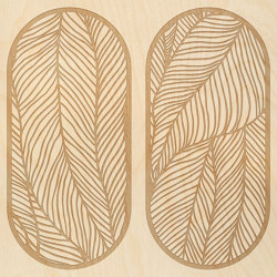 Leafage | Pannelli legno | Inkiostro Bianco