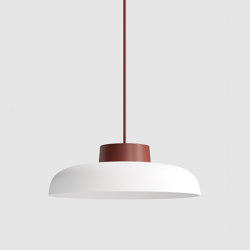 Split Straight Dome Pendant Lamp | Lampade sospensione | De Vorm