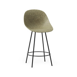 Mat Barstuhl 65 cm schwarzes stahl - Seegras | Bar stools | Normann Copenhagen