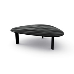 Marea Small Table - Baked Fumè Glass | Tables basses | ARFLEX