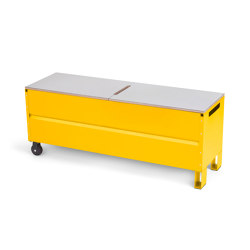 CMB-5143 | Chest Bench, traffic yellow RAL 1023 | Benches | Magazin®