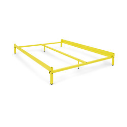 Erik | bed, 160 x 200 cm, RAL 1016 sulphur yellow | Sommiers / Cadres de lit | Magazin®