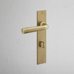 Apsley Long Plate Sprung Door Handle & Euro Lock | Maniglie porta | Corston Architectural Detail