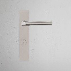 Apsley Long Plate Sprung Door Handle & Euro Lock | Maniglie porta | Corston Architectural Detail