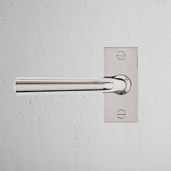 Apsley Short Plate Fixed Door Handle | Poignées de porte | Corston Architectural Detail