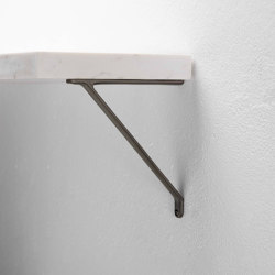 Brixton Shelf Bracket 150mm | Fissaggi ripiano vetro arredo | Corston Architectural Detail