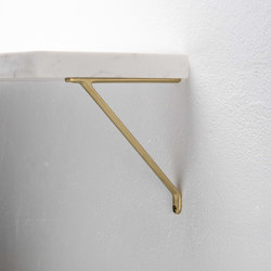 Brixton Shelf Bracket 150mm | Möbel Glasbodenhalter | Corston Architectural Detail