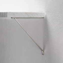 Brixton Shelf Bracket 200mm | Möbel Glasbodenhalter | Corston Architectural Detail