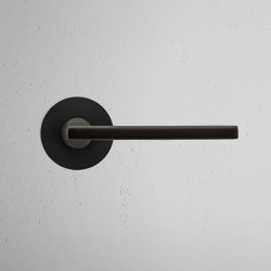 Clayton Flush Rose Fixed Door Handle | Poignées de porte | Corston Architectural Detail