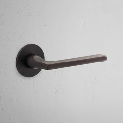 Clayton Flush Rose Sprung Door Handle | Poignées de porte | Corston Architectural Detail