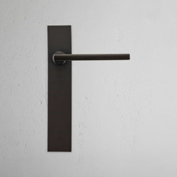 Clayton Maniglia per porta fissa su placca lunga | Hinged door fittings | Corston Architectural Detail