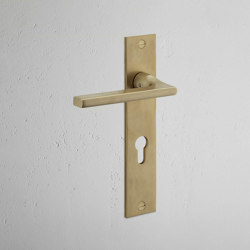 Clayton Long Plate Sprung Door Handle | Türdrücker | Corston Architectural Detail