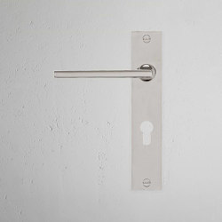 Clayton Long Plate Sprung Door Handle | Manillas | Corston Architectural Detail