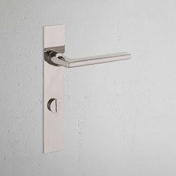 Clayton Long Plate Sprung Door Handle & Euro Lock | Manillas | Corston Architectural Detail