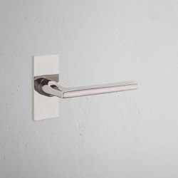 Clayton Short Plate Fixed Door Handle | Hinged door fittings | Corston Architectural Detail