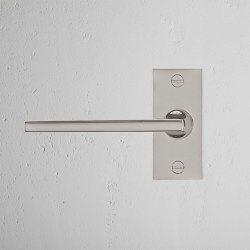 Clayton Maniglia per porta con molla su placca corta | Hinged door fittings | Corston Architectural Detail