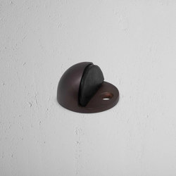 Clifton Halbmond-Türstopper - Bronze | Hinged door fittings | Corston Architectural Detail