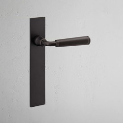 Digby Long Plate Fixed Door Handle | Manillas | Corston Architectural Detail