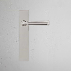 Digby Long Plate Fixed Door Handle | Hinged door fittings | Corston Architectural Detail